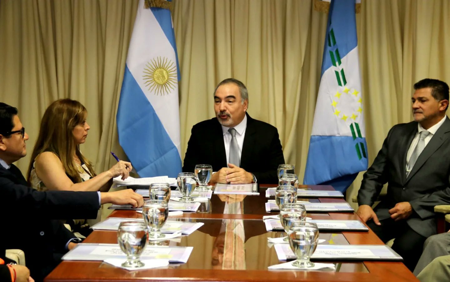 13 Abril/23- Reunión con Ministros del Superior Tribunal de Justicia de Formosa, Argentina en el marco del Programa de Facilitadores Judicialess(13 de abril de 2023)